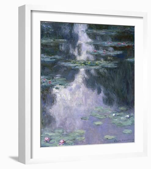 Water Lilies (Nympheas), 1907-Claude Monet-Framed Giclee Print