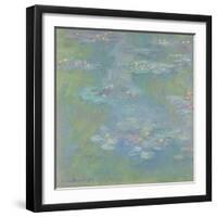 Water Lilies; Nympheas, 1908 (Oil on Canvas)-Claude Monet-Framed Giclee Print