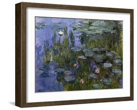 Water Lilies (Nympheas), 1918/1921-Claude Monet-Framed Giclee Print