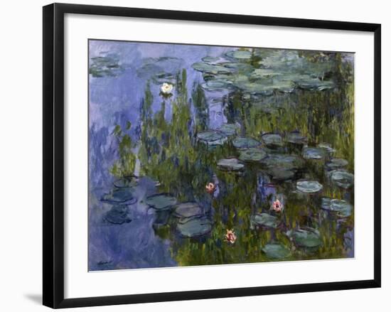 Water Lilies (Nympheas), 1918/1921-Claude Monet-Framed Giclee Print