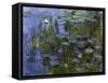 Water Lilies (Nympheas), 1918/1921-Claude Monet-Framed Stretched Canvas