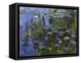 Water Lilies (Nympheas), 1918/1921-Claude Monet-Framed Stretched Canvas