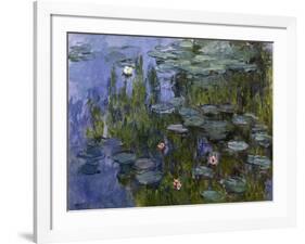 Water Lilies (Nympheas), 1918/1921-Claude Monet-Framed Giclee Print