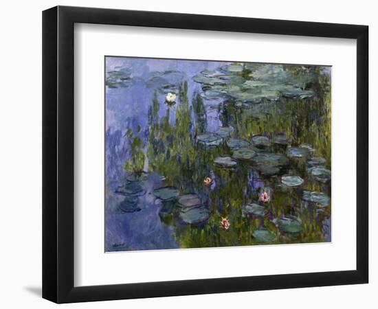 Water Lilies (Nympheas), 1918/1921-Claude Monet-Framed Premium Giclee Print