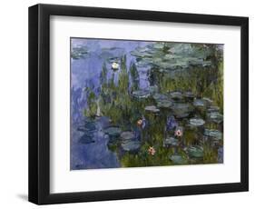 Water Lilies (Nympheas), 1918/1921-Claude Monet-Framed Premium Giclee Print