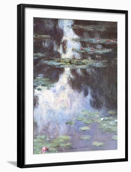 Water Lilies Nympheas, c.1907-Claude Monet-Framed Art Print