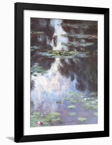 Water Lilies Nympheas, c.1907-Claude Monet-Framed Art Print