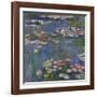 Water Lilies (Nymphéas), c.1916-Claude Monet-Framed Art Print