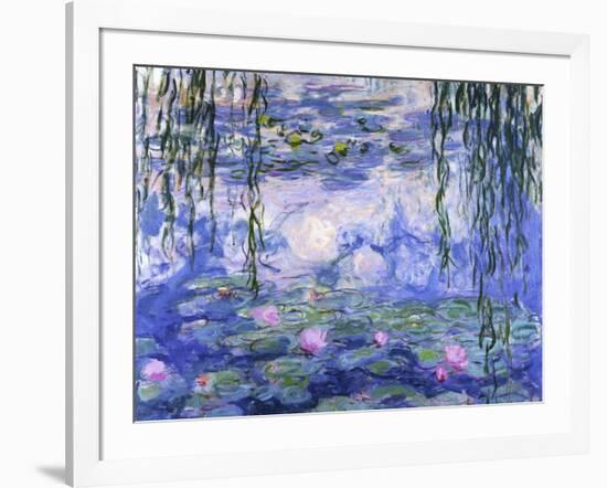 Water Lilies (Nymphéas), c.1916-Claude Monet-Framed Art Print