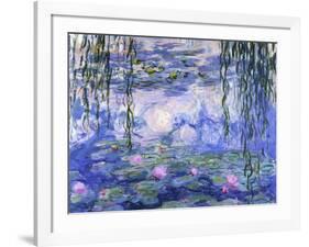 Water Lilies (Nymphéas), c.1916-Claude Monet-Framed Art Print