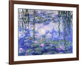 Water Lilies (Nymphéas), c.1916-Claude Monet-Framed Art Print