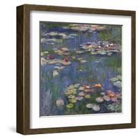 Water Lilies (Nymphéas), c.1916-Claude Monet-Framed Art Print