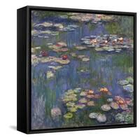 Water Lilies (Nymphéas), c.1916-Claude Monet-Framed Stretched Canvas