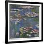 Water Lilies (Nymphéas), c.1916-Claude Monet-Framed Premium Giclee Print