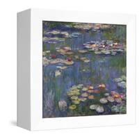 Water Lilies (Nymphéas), c.1916-Claude Monet-Framed Stretched Canvas