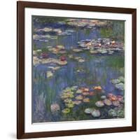 Water Lilies (Nymphéas), c.1916-Claude Monet-Framed Art Print