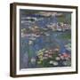 Water Lilies (Nymphéas), c.1916-Claude Monet-Framed Art Print