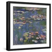 Water Lilies (Nymphéas), c.1916-Claude Monet-Framed Art Print