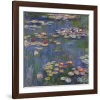 Water Lilies (Nymphéas), c.1916-Claude Monet-Framed Art Print