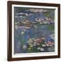 Water Lilies (Nymphéas), c.1916-Claude Monet-Framed Art Print