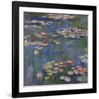 Water Lilies (Nymphéas), c.1916-Claude Monet-Framed Art Print