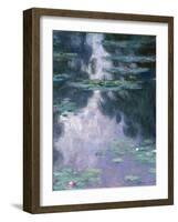 Water Lilies (Nympheas)-Claude Monet-Framed Giclee Print