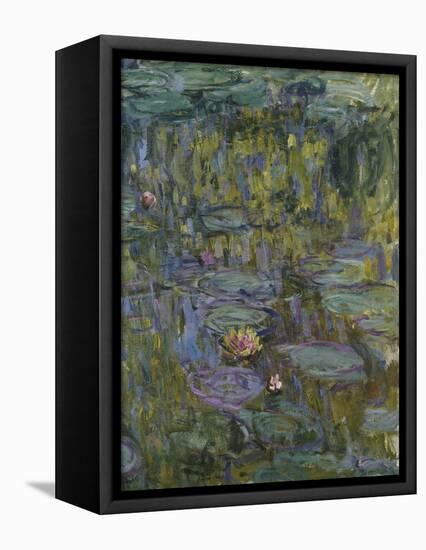 Water Lilies, Nympheas-Claude Monet-Framed Stretched Canvas