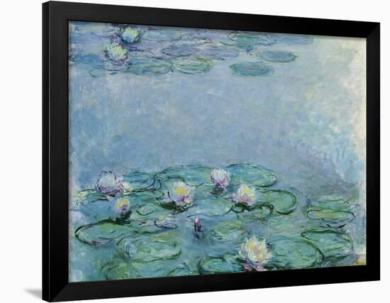 Water Lilies, Nympheas-Claude Monet-Framed Giclee Print