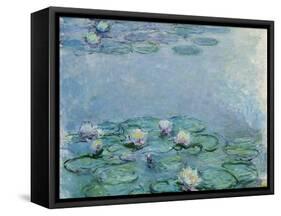 Water Lilies, Nympheas-Claude Monet-Framed Stretched Canvas