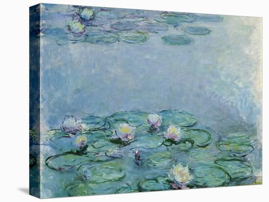 Water Lilies, Nympheas-Claude Monet-Stretched Canvas