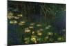 Water Lilies of the Orangerie as Giverny-Claude Monet-Mounted Art Print