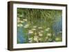 Water Lilies of the Orangerie as Giverny-Claude Monet-Framed Art Print