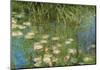 Water Lilies of the Orangerie as Giverny-Claude Monet-Mounted Art Print