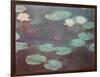 Water lilies (or Nympheas)-Claude Monet-Framed Art Print