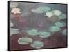Water lilies (or Nympheas)-Claude Monet-Framed Stretched Canvas