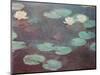 Water lilies (or Nympheas)-Claude Monet-Mounted Art Print