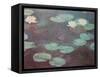 Water lilies (or Nympheas)-Claude Monet-Framed Stretched Canvas