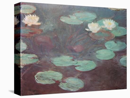 Water lilies (or Nympheas)-Claude Monet-Stretched Canvas