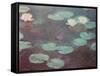 Water lilies (or Nympheas)-Claude Monet-Framed Stretched Canvas