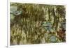 Water Lilies, Reflected Willow, circa 1920-Claude Monet-Framed Giclee Print