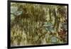 Water Lilies, Reflected Willow, circa 1920-Claude Monet-Framed Giclee Print