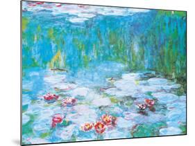 Water Lilies-Claude Monet-Mounted Art Print