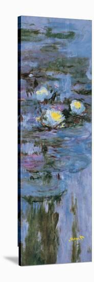 Water Lilies-Claude Monet-Framed Stretched Canvas