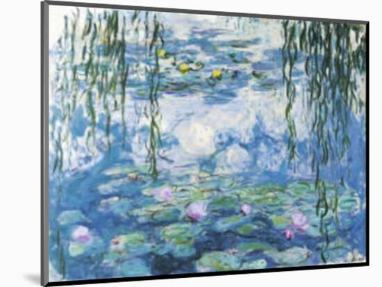 Water Lilies-Claude Monet-Mounted Art Print