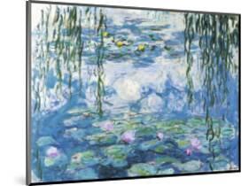 Water Lilies-Claude Monet-Mounted Art Print