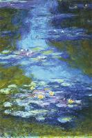 Water Lilies-Claude Monet-Lamina Framed Poster