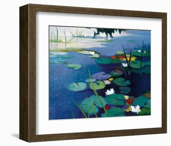 Water Lilies-Tadashi Asoma-Framed Art Print
