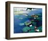 Water Lilies-Tadashi Asoma-Framed Art Print