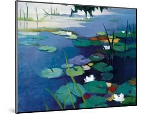 Water Lilies-Tadashi Asoma-Mounted Art Print