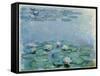 Water Lilies-Claude Monet-Framed Stretched Canvas